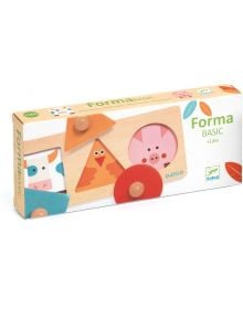 Дървена играчка за сортиране Djeco - Животни и форми - Djeco - Djeco - Момиче, Момче - 3070900062009