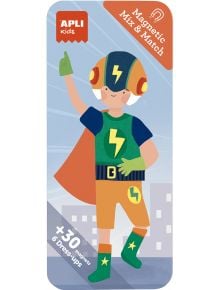 Детска магнитна игра Apli Kids - Супергерой - Apli - Apli Paper - Момче - Apli - Kids - 8410782197096