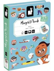 Детска магнитна книга Janod - Спортове - Janod - Janod - Момиче, Момче - Janod - Magneti'book - 3700217325961