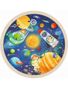 Детски дървен пъзел Goki - Космос - Goki - Goki - Момиче, Момче - 4013594573658