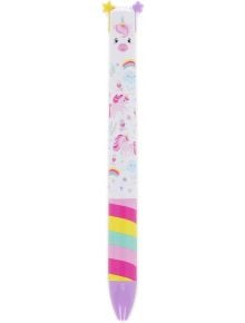 Двуцветна химикалка Legami - Еднорог, лилаво и розово - Legami - Legami - Legami - Extraordinary Stationery - 8052694010355
