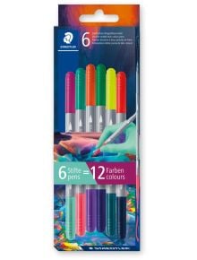 Двувърхи флумастери Staedtler Multiverse, 12 цвята, вариант 1 - Staedtler - Staedtler - Момиче, Момче - Staedtler - Multiverse - 4007817165690