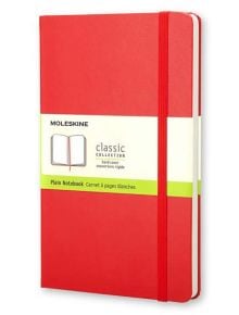 Джобен червен тефтер Moleskine с твърди корици, нелинирани страници - Moleskine - Moleskine - Жена - Moleskine - Classic - 9788862930024