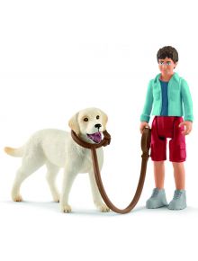 Комплкет Schleich: Разходка с Лабрадор ретривър - Schleich - Schleich - Момиче, Момче - Schleich - Farm world - 4059433310763