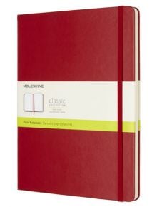 Голям червен тефтер Moleskine Classic Red Scarlet с твърди корици и нелинирани листа - Moleskine - Moleskine - Жена - Moleskine - Classic - 8055002855105