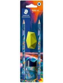 Графитни моливи Staedtler Multiverse HB + гума и острилка, вариант 1 - Staedtler - Staedtler - Момиче, Момче - Staedtler - Multiverse - 4007817166376