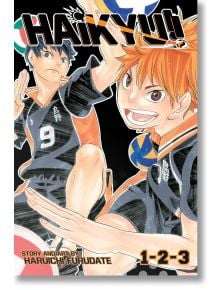 Haikyu!! (3-in-1 Edition), Vol. 1 - Haruichi Furudate - Момче - Viz Media - 9781974747092