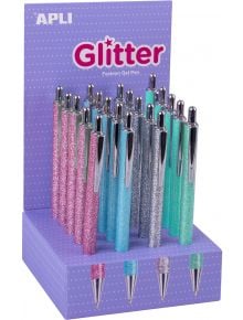 Химикалка Apli Glitter, асортимент - Apli - Apli Paper - Apli - Office - 8410782186861