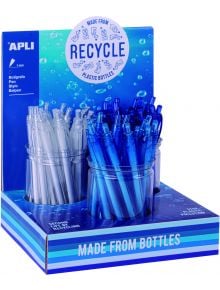 Химикалка Apli Recycle, асортимент - Apli - Apli Paper - Жена, Мъж, Момиче, Момче - Apli - Office - 8410782187653