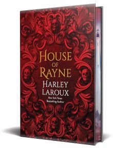 The House of Rayne Deluxe Limited Edition е с твърда корица с богато украсена тъмночервена корица с вихрени мотиви и черепи - смел избор за почитателите на готическата сапфирна романтика и свръхестествения съспенс.