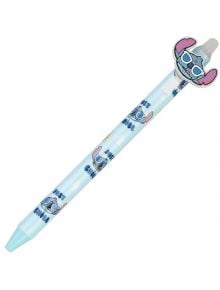 Изтриваема химикалка Grupo Erik Stitch Tropical Blue е светлосиня изтриваема химикалка, украсена със Stitch от филма на Disney "Лило и Стич" със слънчеви очила, текст "Just Chill" и голям топ на Stitch със слънчеви очила.