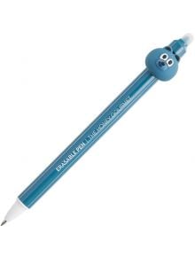 Изтриваемата химикалка Miquelrius Back2Fun, мече е синя автоматична химикалка с термочувствително мастило, мечешко лице и печат "ERASABLE PEN | THE HONEY GOURMET" - идеална за ученици.