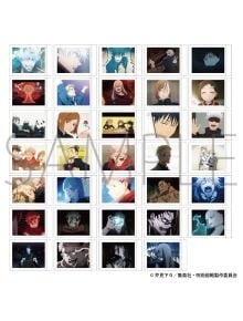 Мрежа от 30 Jujutsu Kaisen Season 2 PashaColle Vol. 7, асортимент скрийншота включва герои с изразителни емоции - идеални за почитатели на аниме колекционерски стоки, като всяко изображение е показано с примерен воден знак.