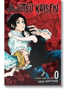 На корицата на „Jujutsu Kaisen“, том 0 е изобразен млад мъж, който защитно прегръща едно момиче, докато зад тях се извисява червен, призрачен прокълнат дух, а на тъмночервения фон се вижда ръка, стискаща оръжие.