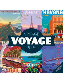 Календар Ackermann Vintage Voyage - Ретро пътуване, 2025 година - Ackermann - Ackermann - Ackermann - Art12 - 9783838445038