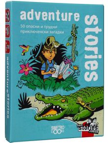 Игра с карти: Black Stories Junior, Adventure Stories - Simetro - Simetro books - Момиче, Момче - 9786197562194