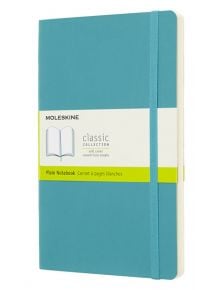 Класически пастелносин тефтер Moleskine с меки корици и нелинирани страници - Moleskine - Moleskine - Жена, Мъж - Moleskine - Classic - 8058341715529