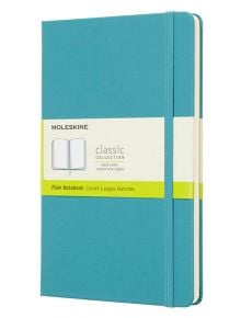 Класически пастелносин тефтер Moleskine с твърди корици и нелинирани страници - Moleskine - Moleskine - Жена, Мъж - Moleskine - Classic - 8058341715383