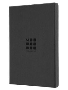 Класически тъмносин кожен тефтер Moleskine Leather Avio с твърди корици и линирани страници - Moleskine - Moleskine - Жена, Мъж - Moleskine - Classic - 8058647620688