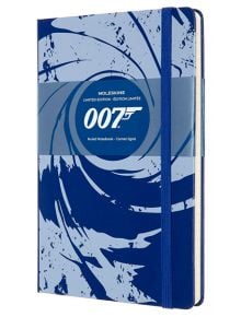 Класически тефтер Moleskine Limited Editions 007 Blue с твърди корици и линирани страници - Moleskine - Moleskine - Жена, Мъж, Момиче, Момче - Moleskine - 007 - 8053853603845