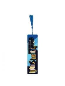 SimetroBooks - Книгоразделител с пискюл - I have always imagined that Paradise will be a kind of library - Simetro books - 2521010205547