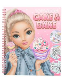 Книжка за оцветяване Top Model - Cake & Bake - Depesche - Depesche - Момиче - Depesche - Top Model - 4010070695514