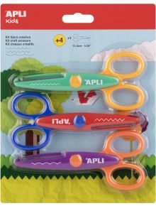 Комплект фигурални ножици Apli Kids, 3 бр. - Apli - Apli Paper - Момиче, Момче - Apli - Kids - 8410782200017