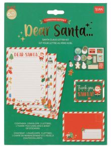 Комплект Legami - Писмо до Дядо Коледа е празничен комплект за писма с весели бланки, пликове, картичка и стикери - чудесен подарък за деца, които обичат коледната магия.