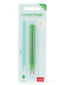 Комплект пълнители за гел химикалки Legami, 2 бр. зелени - Legami - Legami - Legami - Extraordinary Stationery - 8052694009953