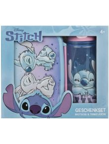 Комплектът Scooli Lilo & Stitch - бутилка и кутия за храна е подаръчен комплект на Disney за възраст над 4 години, включващ синя и лилава кутия за обяд без Бисфенол и бутилка със закачливи изображения на Стич, в синя кутия с надпис Stich и Лило и Стич.