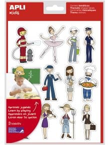 Комплект стикери Apli Kids - Професии, 36 бр. - Apli - Apli Paper - Момиче, Момче - Apli - Kids - 8410782114406
