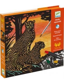 Комплект за рисуване Djeco: Акварел Blacklight - Djeco - Djeco - Жена, Мъж - 3070900093485