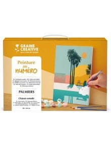 Комплект за рисуване по номера Graine Creative - Палми 20 x 30 см. - Graine Creative - Graine Creative - Жена, Момиче - 3532436166762