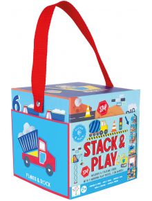 Кубчета за подреждане Floss & Rock - Stack and play, Construction - Floss & Rock - Floss & Rock - Момче - 5055166360722