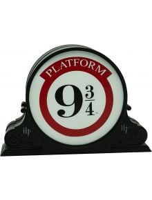 Лампа ABYstyle Harry Potter - Platform 9 3/4 с дизайн на перон 9 ¾ в черен текст, червен кръг и елегантни орнаменти-идеален подарък Хари Потър за всеки фен.