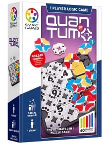 Кутия на логическа игра Smart Games: Включете се в списъка на играчите, които искат да играят в играта. За 1 играч, възраст 10+, предлага 60 логически предизвикателства за ума.