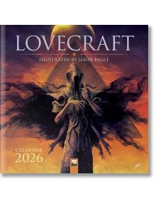 Lovecraft Wall Calendar 2026 - Flame Tree Studio - Жена, Мъж - 9781835622506