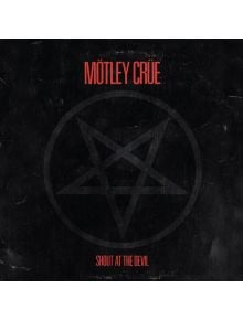 Винилът Mötley Crüe - Shout at the Devil (40th Anniversary Remaster) е с бледа пентаграма върху черна текстурирана обложка, а името на групата и заглавието на албума са изписани със ситни червени главни букви.