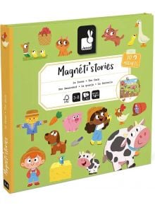 Магнитни истории Janod - Ферма - Janod - Janod - Момиче, Момче - Janod - Magneti'stories - 3700217354510