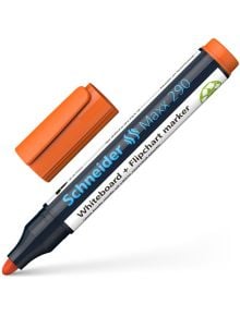 Маркер за бяла дъска Schneider Max 290, оранжев