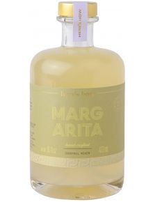 Стъклена бутилка Here & Now Margarita Микс за коктейл Маргарита със златна капачка и светлозелен етикет с името на марката и подробности. Съдържа 16 фл унции (473 мл). Предлага се в книжарница Orange с бърза доставка.