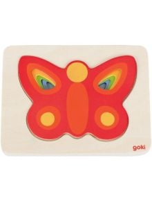 Многослоен пъзел Goki - Пеперуда - Goki - Goki - Момиче, Момче - 4013594574860