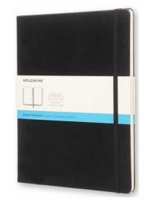 Голям черен XL тефтер Moleskine с твърди корици, точки - Moleskine - Moleskine - Жена, Мъж - Moleskine - Classic - 8051272892727