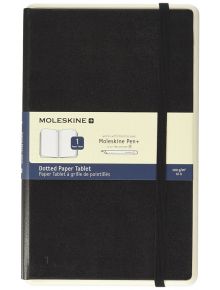 Тефтер Moleskine Dotted Paper Tablet, черен - Moleskine - Moleskine - Жена, Мъж - Moleskine - Pen+ - 8055002851145