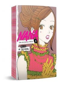 На корицата на Nana 25th Anniversary Edition, Vol. 3 е изобразена стилизирана млада жена с кафява коса на опашка, облечена в цветно облекло, вдъхновено от викторианската епоха, което отразява токийската пънк атмосфера на мангата на Ai Yazawa.
