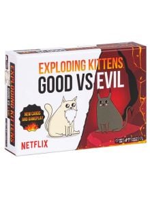 Настолна игра: Експлодиращи Котета - Good vs Evil - Exploding Kittens - Exploding Kittens - Жена, Мъж, Момиче, Момче - 810083044255