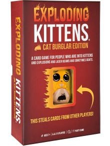 Настолна игра Exploding Kittens: Котешка лапа; за 2-5 играчи, възраст 7+. Идеална за фенове на поредицата Exploding Kittens!.