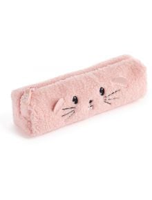 Несесерът Miquelrius Back2Fun Fluffy Club – Мишле е розов, плюшен несесер във формата на мишка с бродирани черти на лицето и малки ушички от плат. Идеален е за ученически принадлежности, а на дръжката на ципа му е изписано „B2F“ – символът на стила Back2F