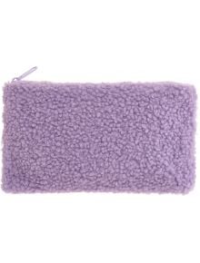 Несесер Miquelrius Golden Jasmin Fluffy - люляковолилав е правоъгълен калъф с цип, изработен от мека, текстурирана, пухкава лилава материя, наподобяваща шерпа или полар.
