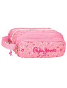 Несесер Pepe Jeans - Alenka Pink с пет отделения и ръкохватка - Pepe Jeans - Joumma Bags S.L. - Момиче - Pepe Jeans - Alenka - 8435692782019